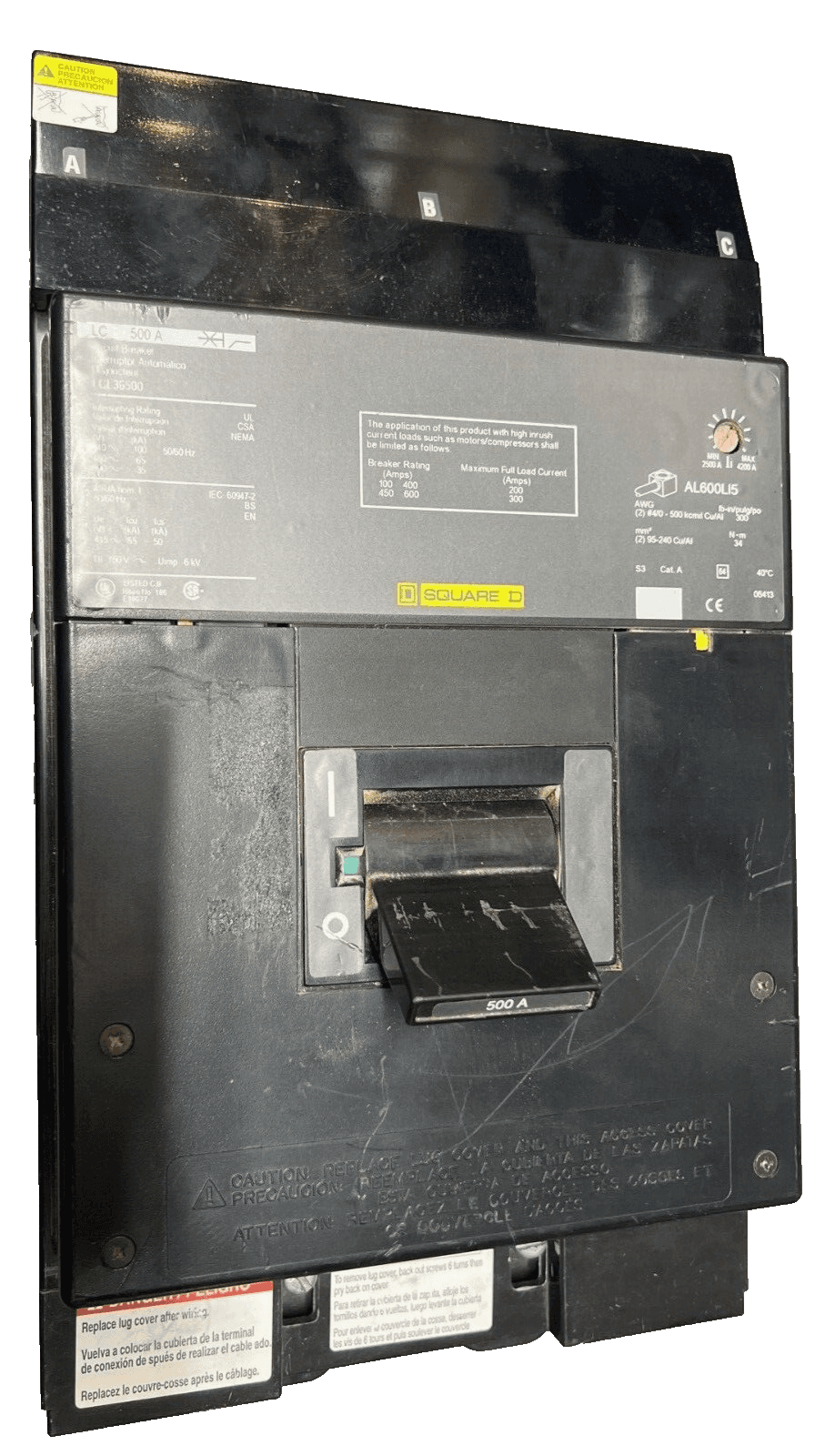 Square D LCL36500 Circuit Breaker — image 1 of 7
