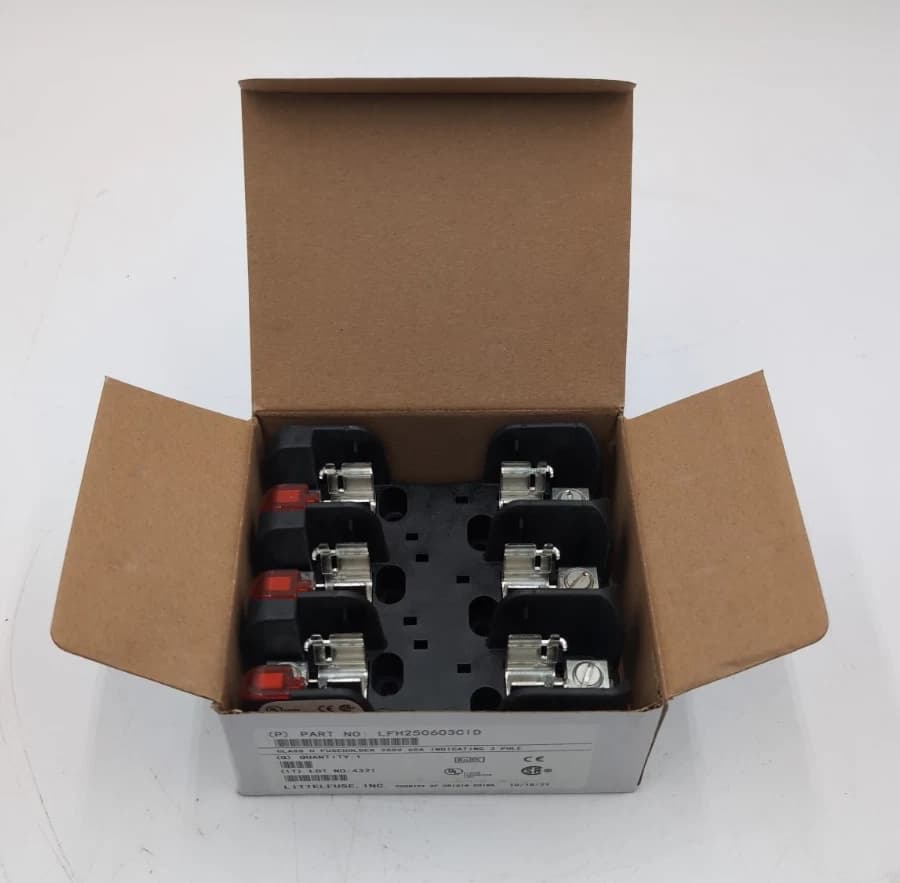 LittelFuse LFH250603CID POWR-GARD Fuse Block Holder Class H or KF Fuses NEW
