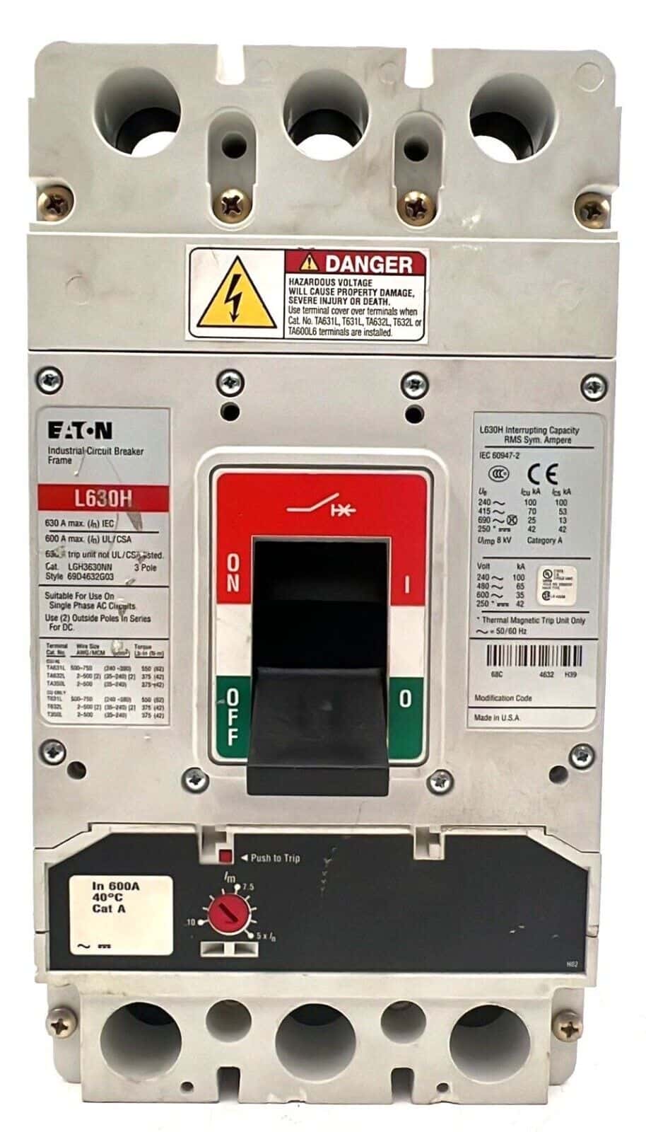 Eaton LGH3630NN Circuit Breaker — image 1 of 5