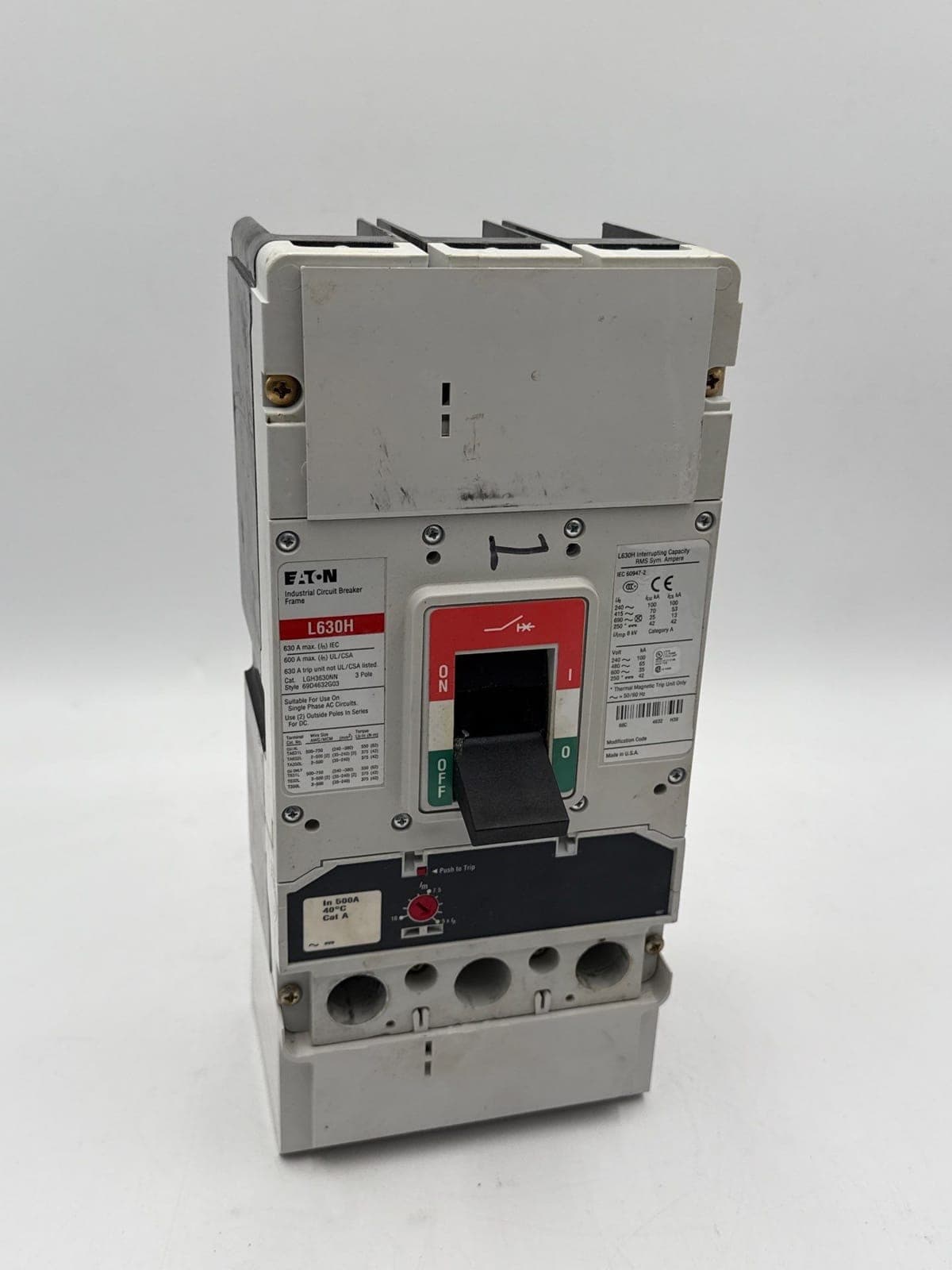 Eaton LGH3630NN Circuit Breaker — image 1 of 9