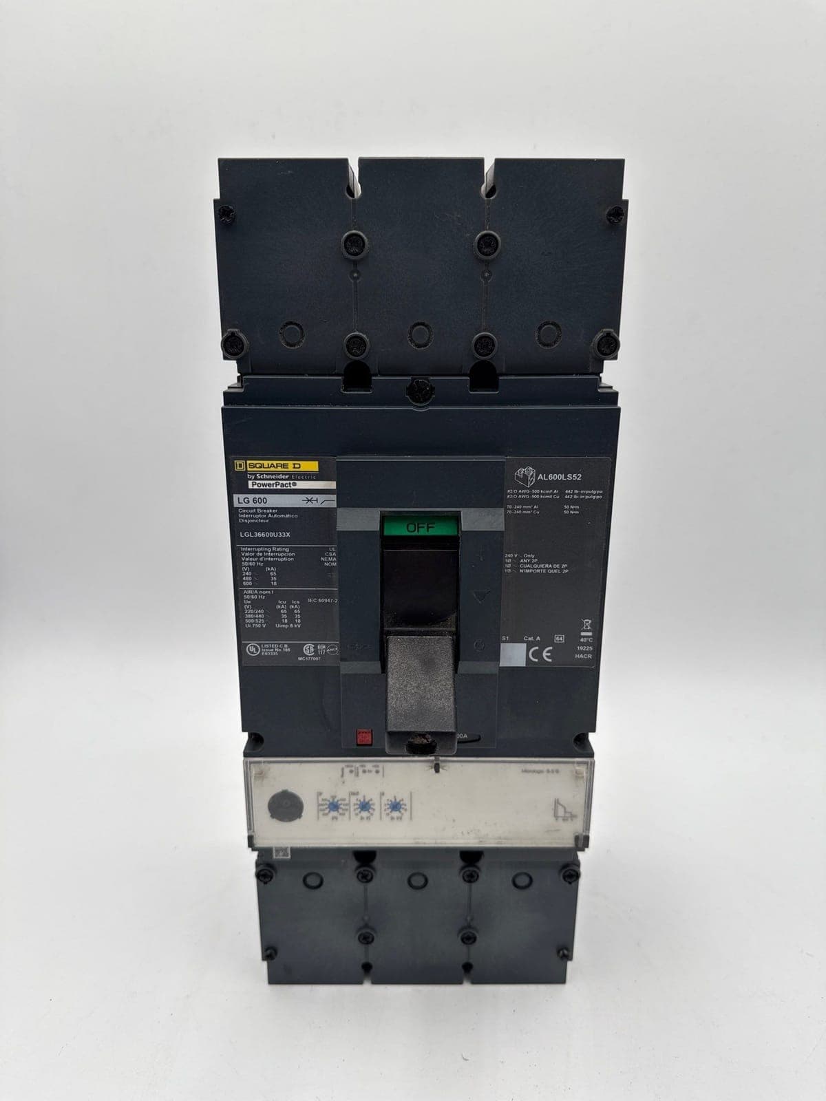Square D LGL36600U33X Circuit Breaker — image 1 of 9