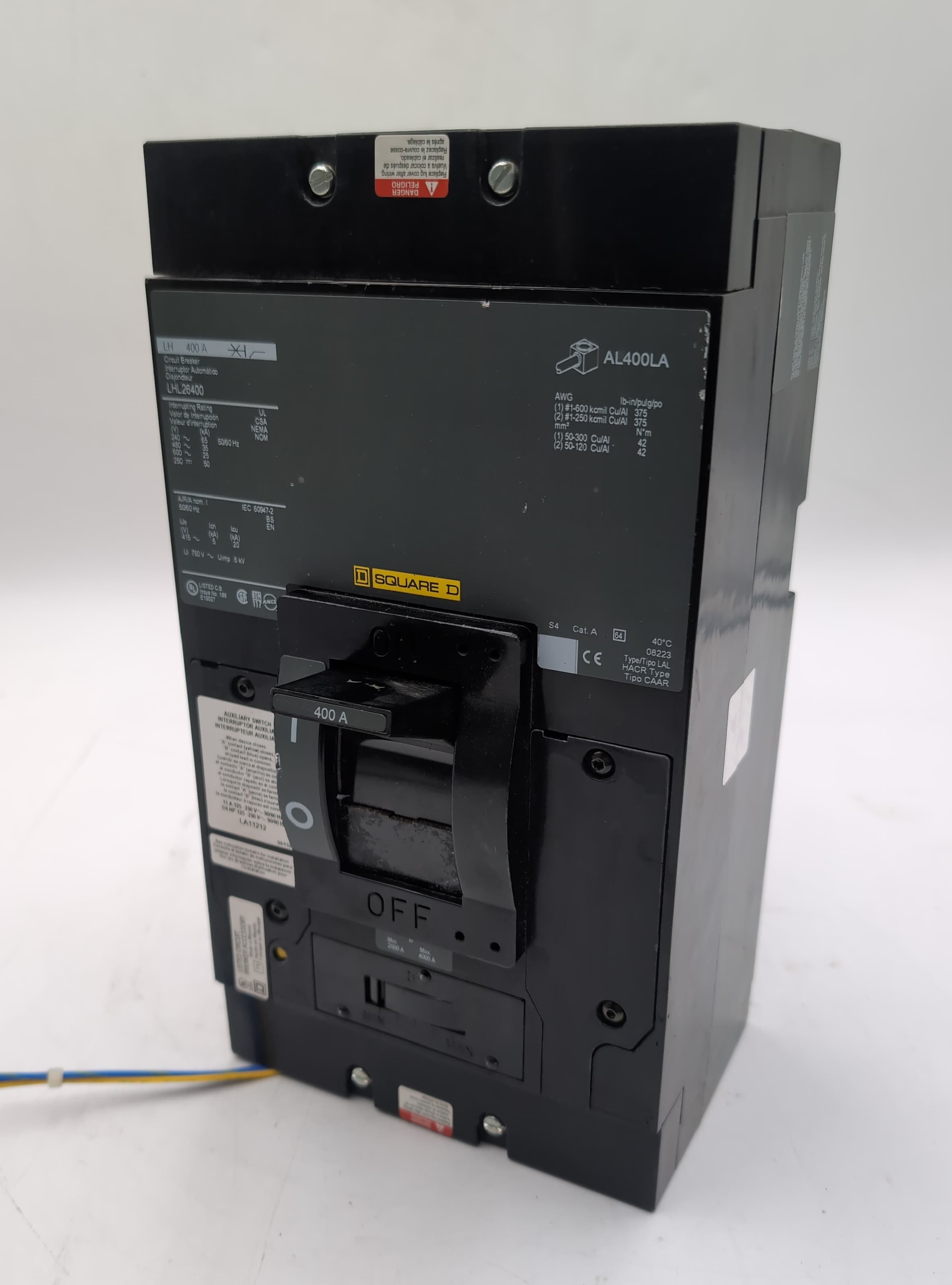 Square D LHL26400 Circuit Breaker — image 1 of 12