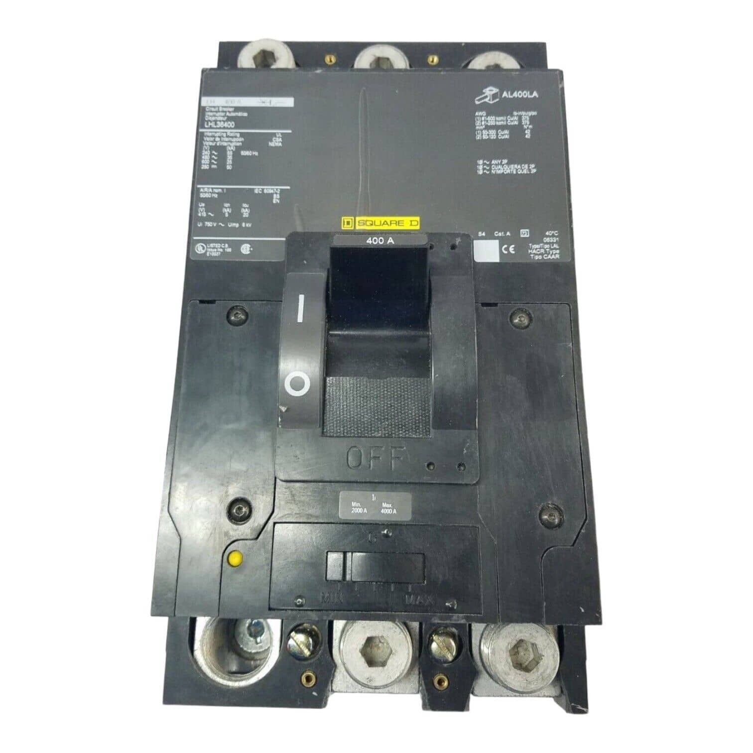 Square D LHL36400 Circuit Breaker — image 1 of 7