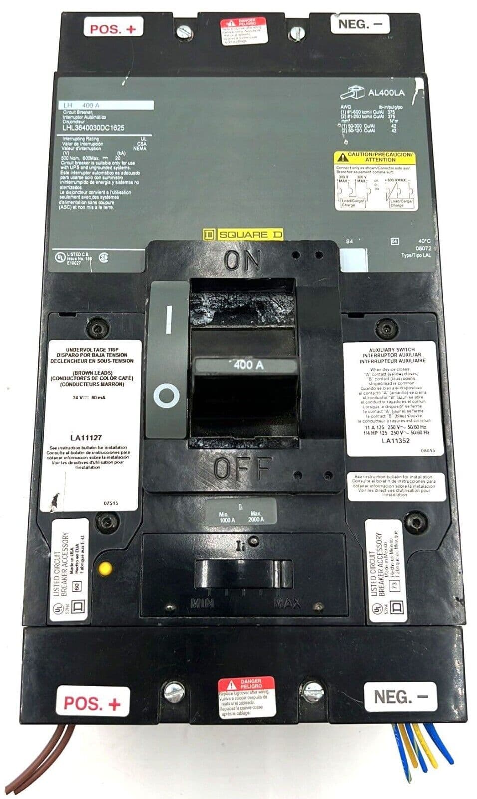 Square D LHL3640030DC1625 Circuit Breaker — image 1 of 7