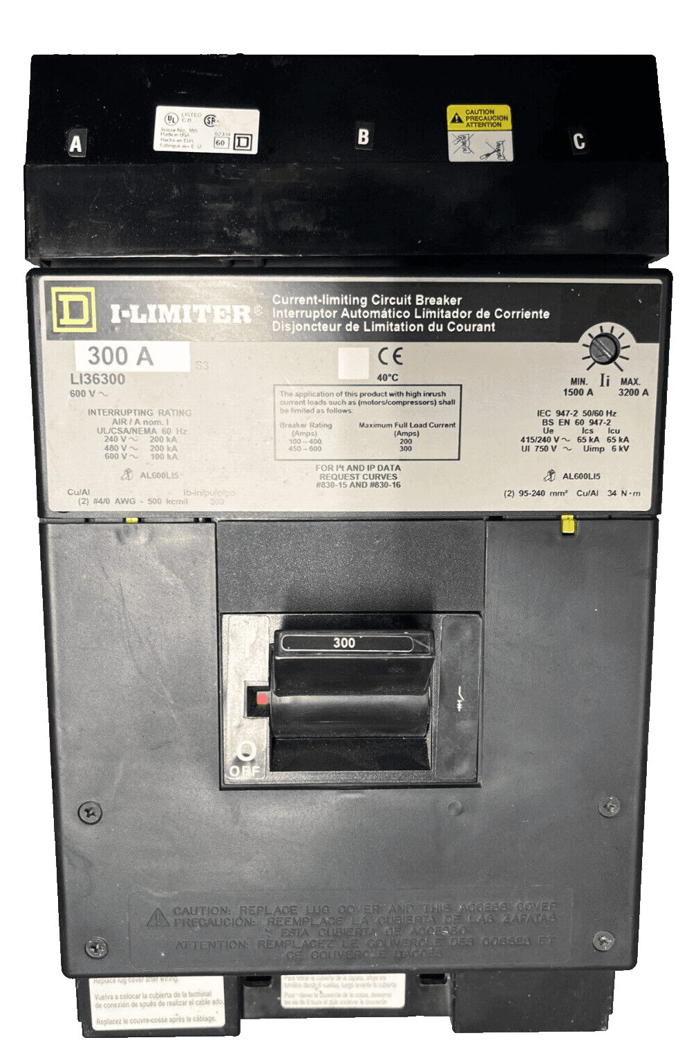 Square D LI36300 Circuit Breaker — image 1 of 7