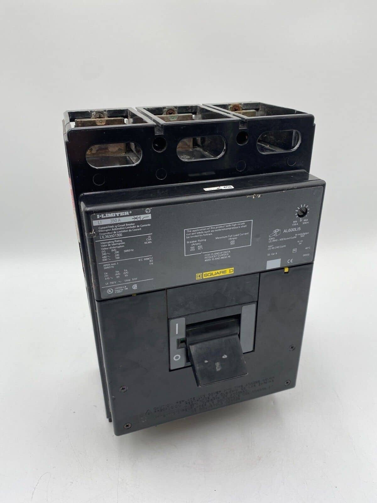 Square D LIL363501366 Circuit Breaker — image 1 of 11
