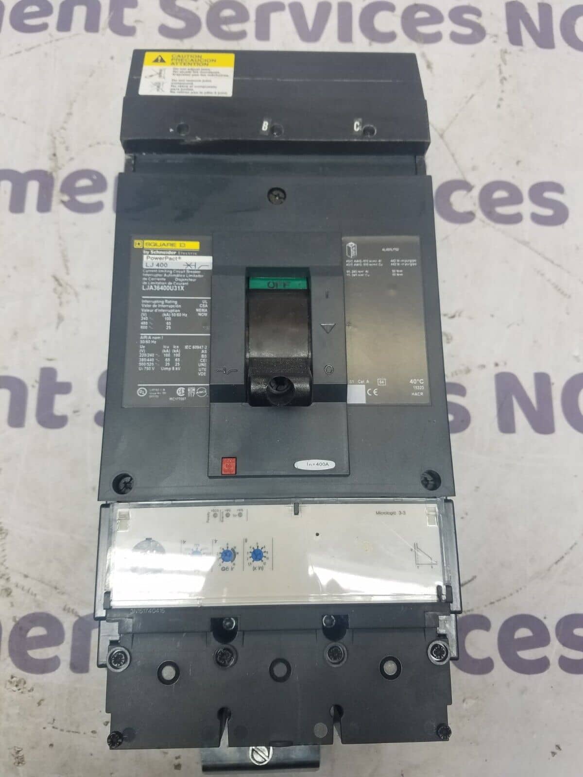 Square D LJA36400U31X Circuit Breaker — image 1 of 6
