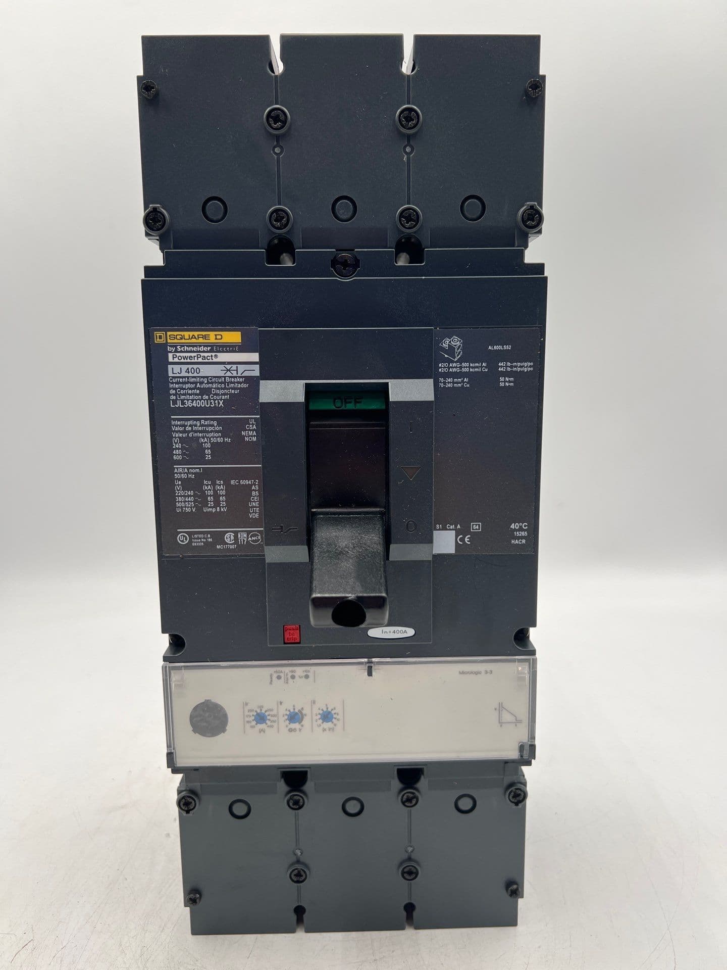 Square D LJL36400U31X Circuit Breaker — image 1 of 7