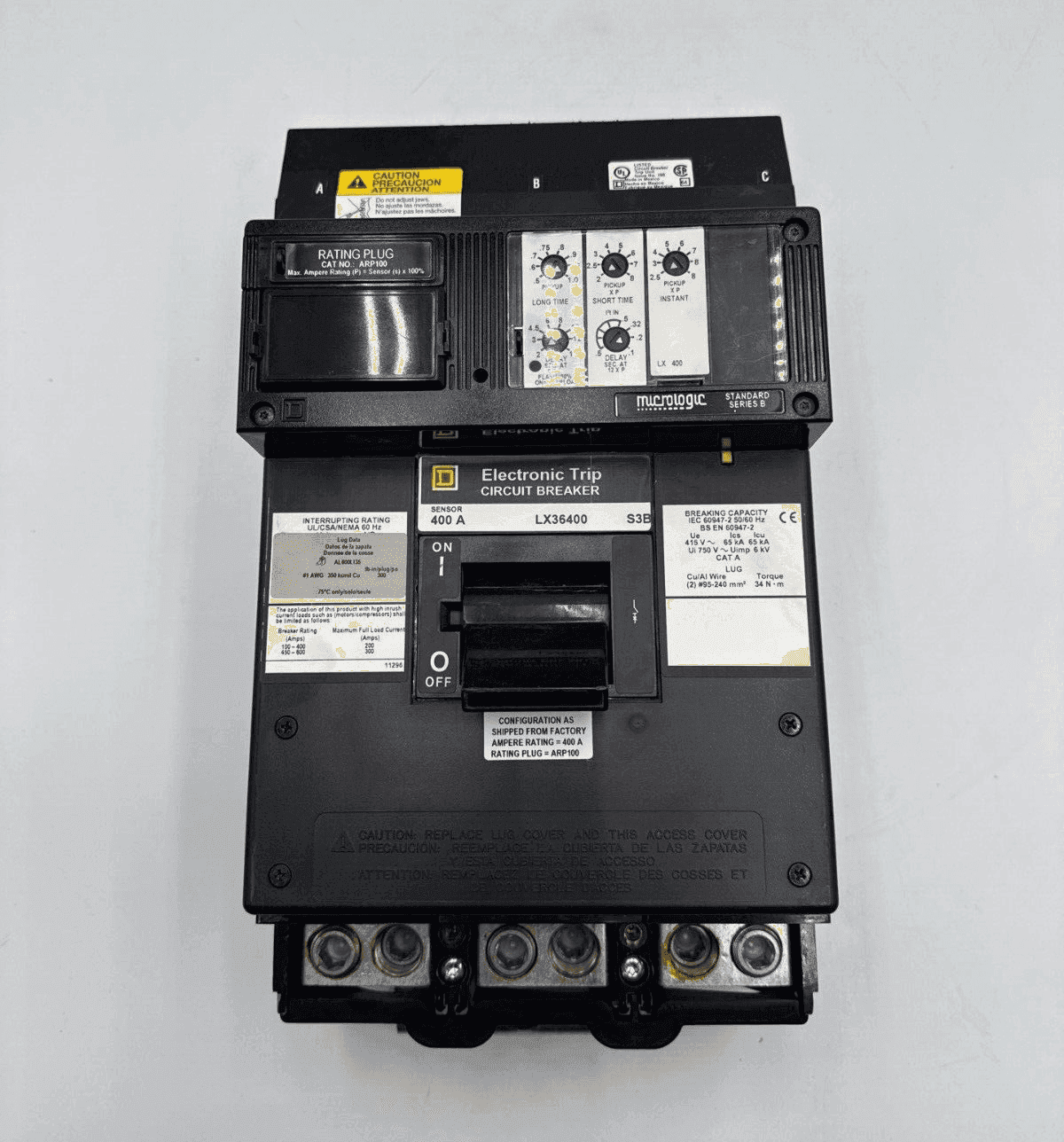 Square D LX36400 Circuit Breaker — image 1 of 8