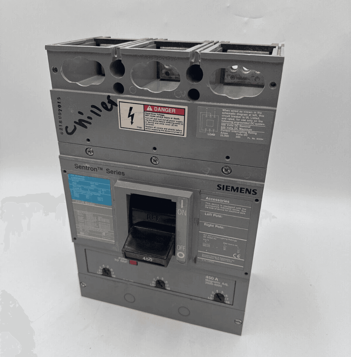 Siemens LXD63B450 Circuit Breaker — image 1 of 8