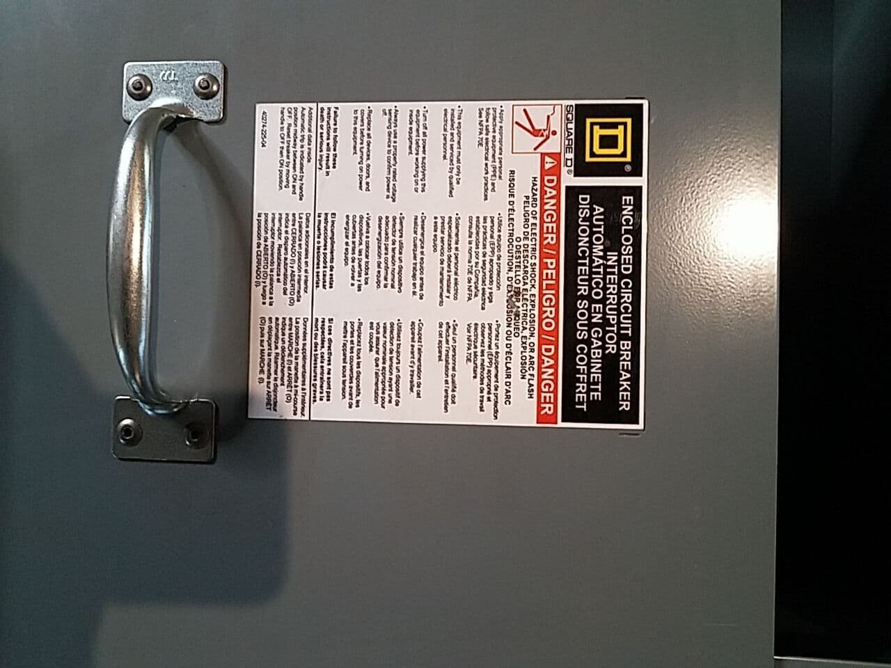 Square D M800R Enclosure — image 1 of 9