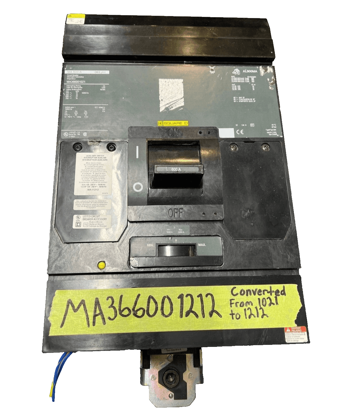 Square D MA366001212 Circuit Breaker — image 1 of 7
