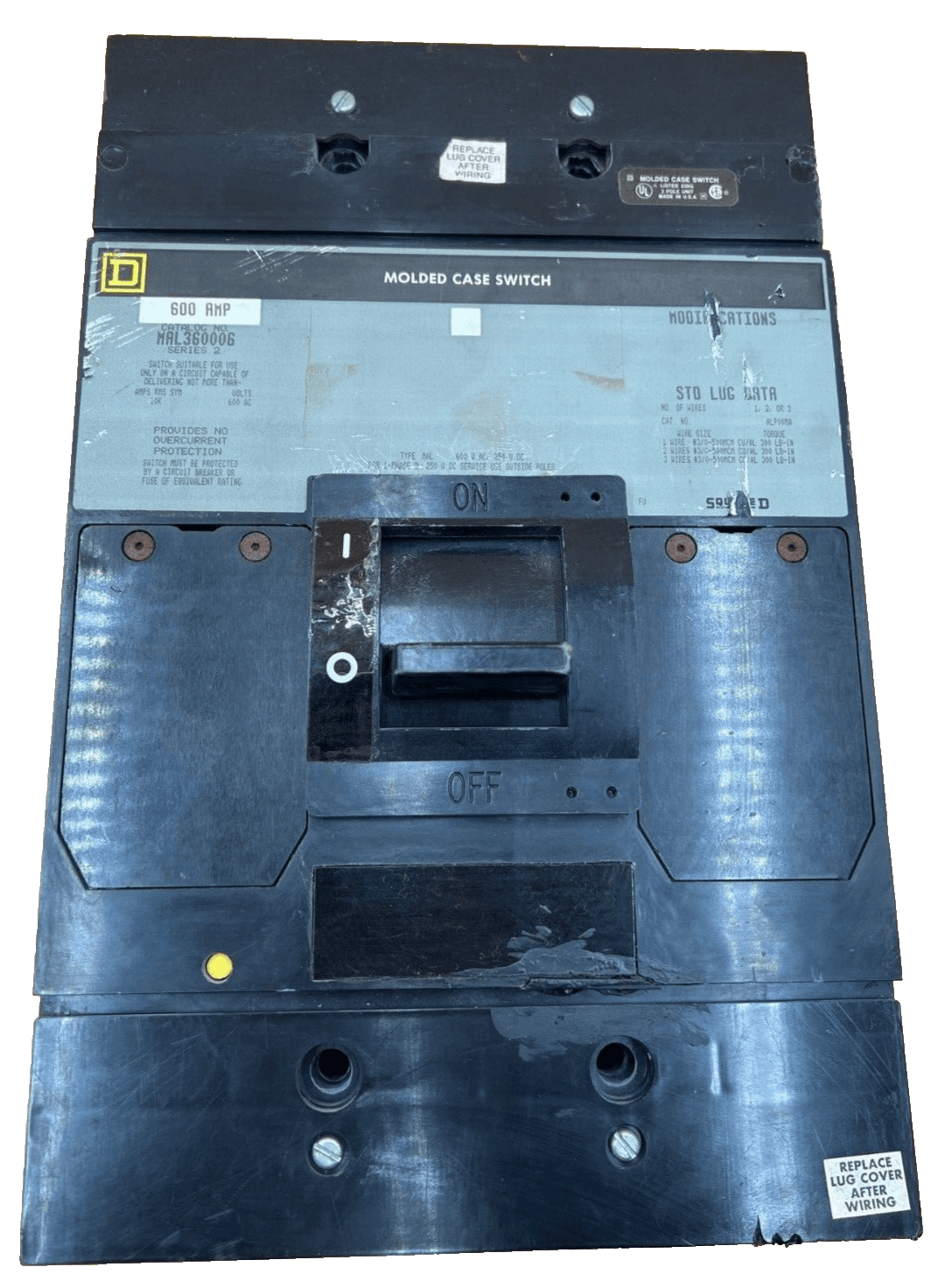 Square D MAL360006 Circuit Breaker — image 1 of 7
