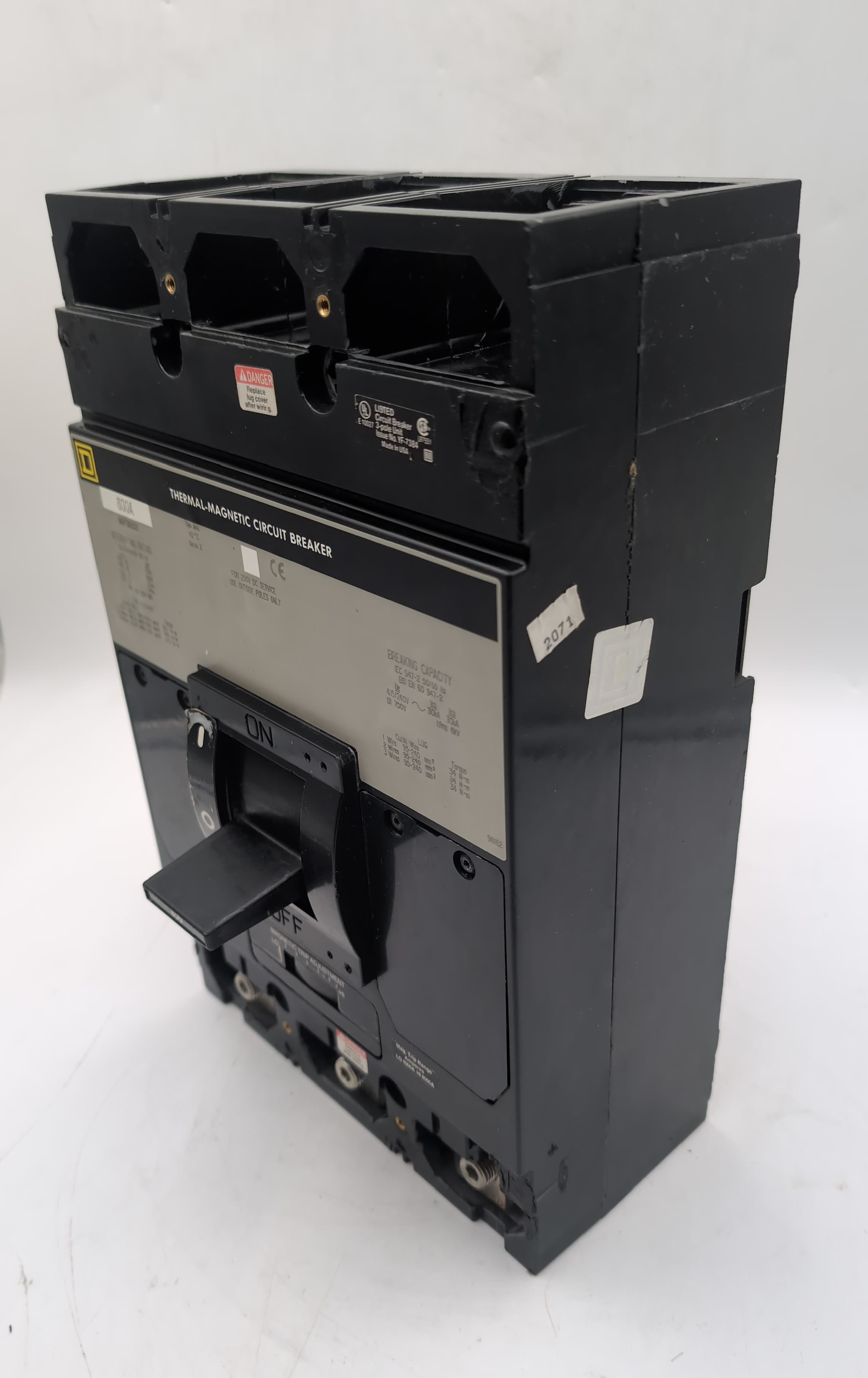 Square D MAP36800 800A 3-Pole 600V Circuit Breaker MAP 800 Amp – image 1