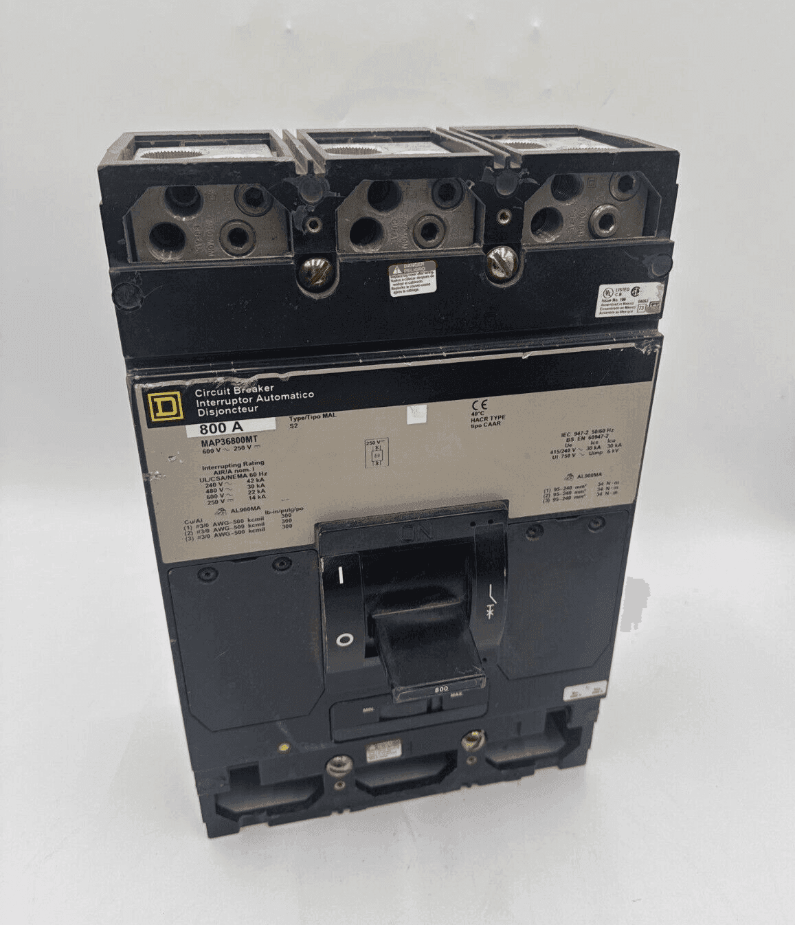 Square D MAP36800MT Circuit Breaker — image 1 of 7