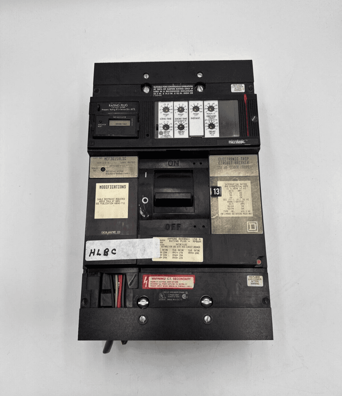 Square D MEF36150LSG Circuit Breaker — image 1 of 7