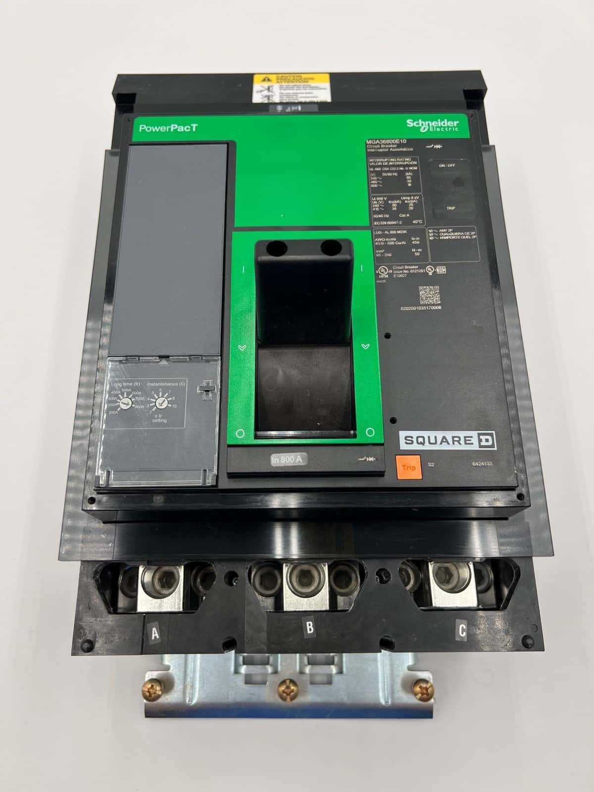 Square D MGA36800E10 Circuit Breaker — image 1 of 6
