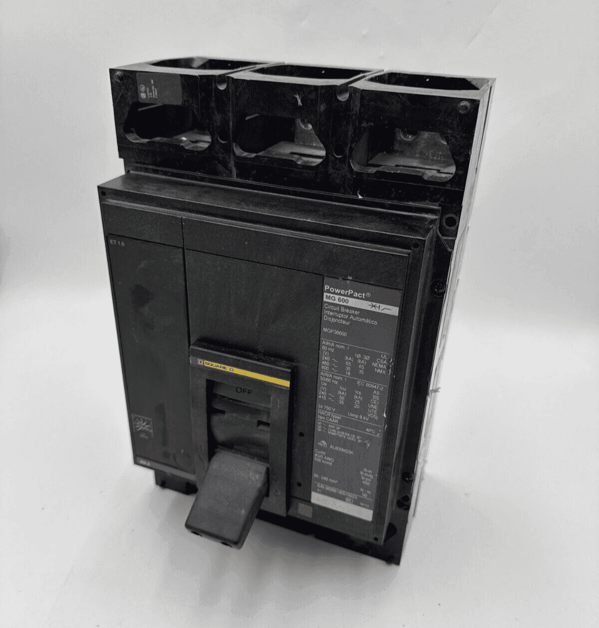 Square D MGP36600 Circuit Breaker — image 1 of 8