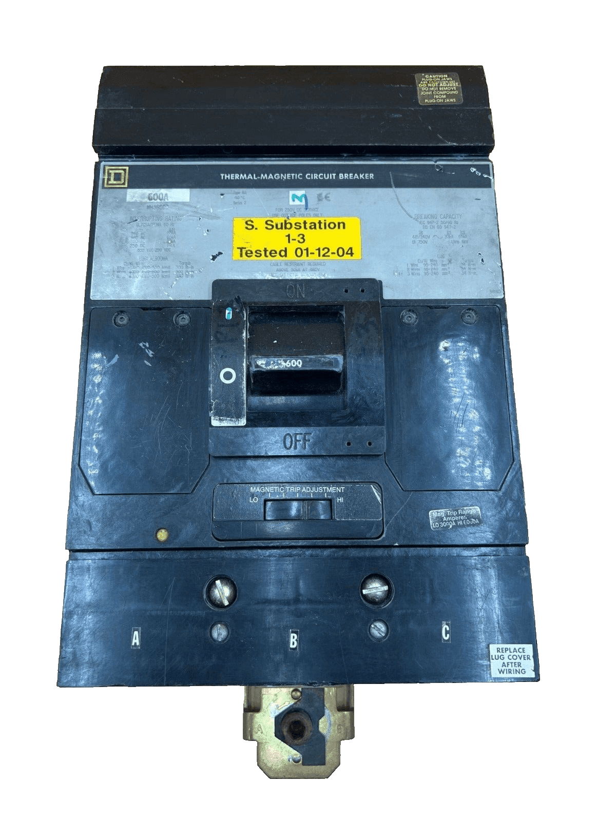 Square D MH36600 Circuit Breaker — image 1 of 7