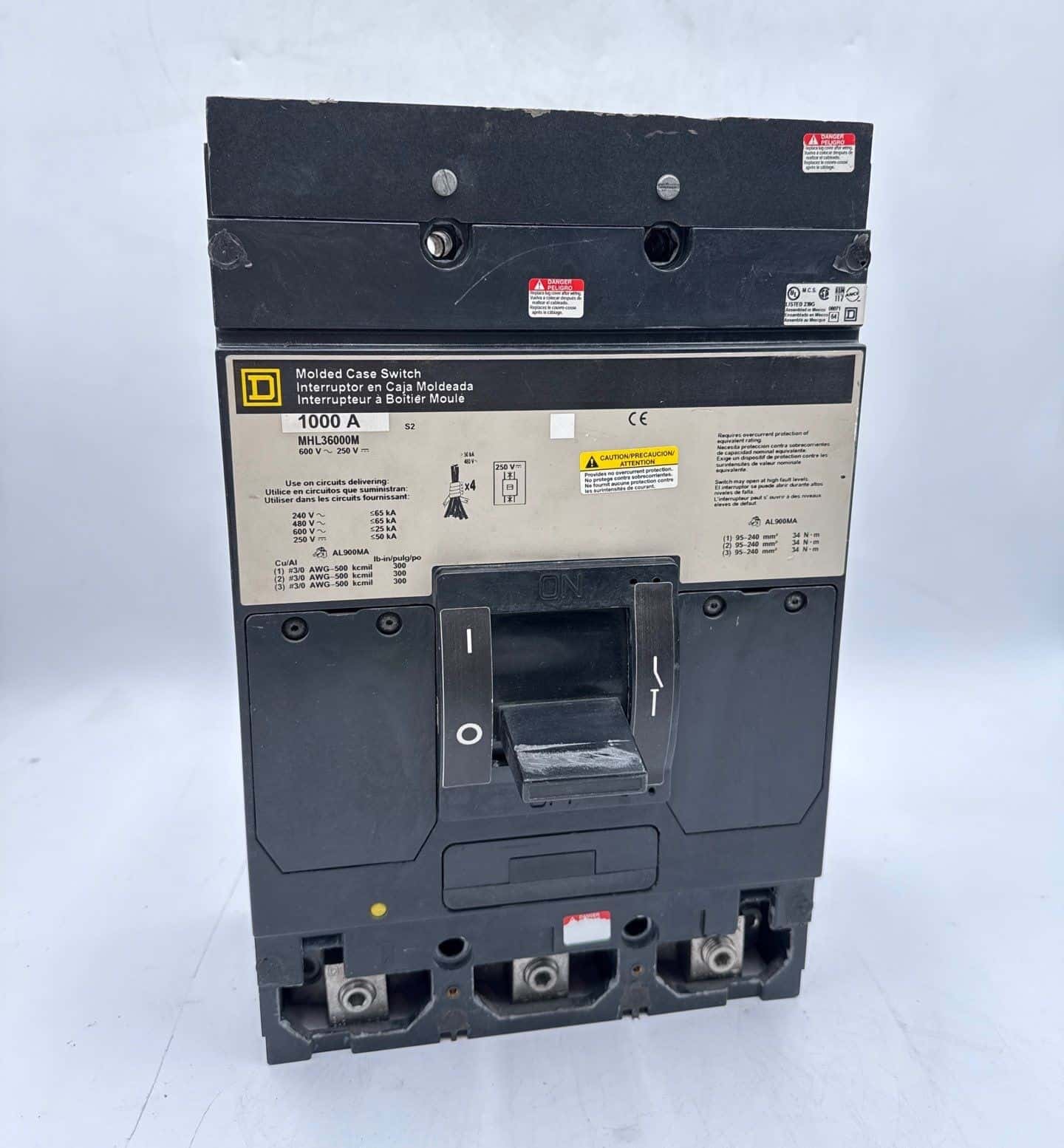 Square D MHL36000M Circuit Breaker — image 1 of 9