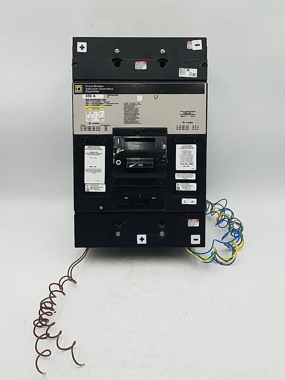 Square D MHL3645025DC1680 Circuit Breaker — image 1 of 9