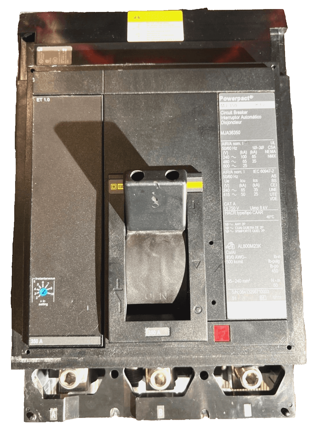 Square D MJA36350 Circuit Breaker — image 1 of 7