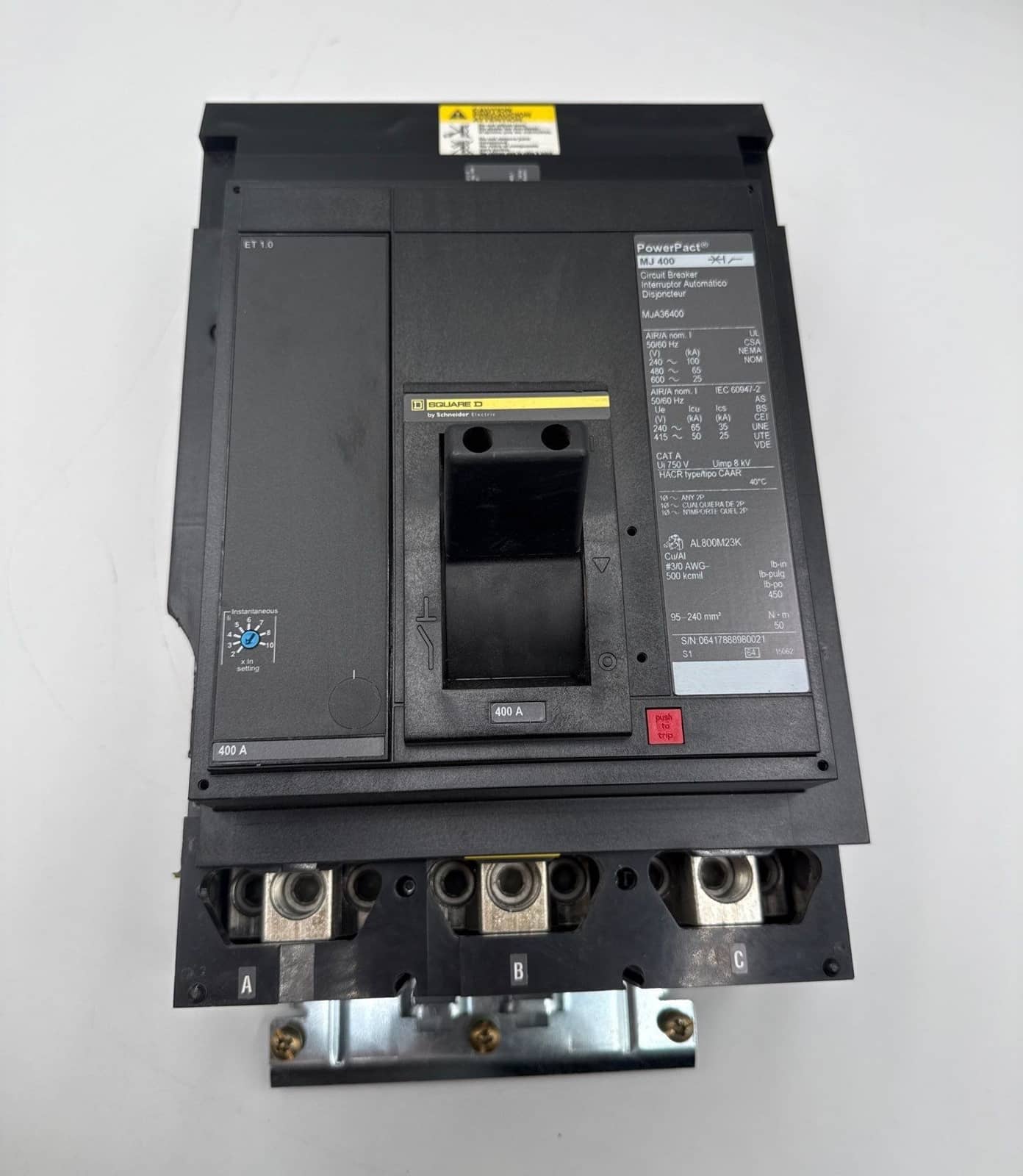 Square D MJA36400 Circuit Breaker — image 1 of 11