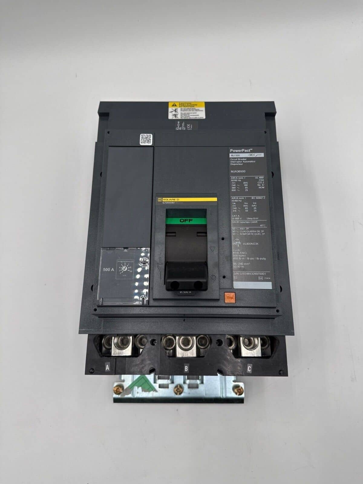 Square D MJA36500 Circuit Breaker — image 1 of 9