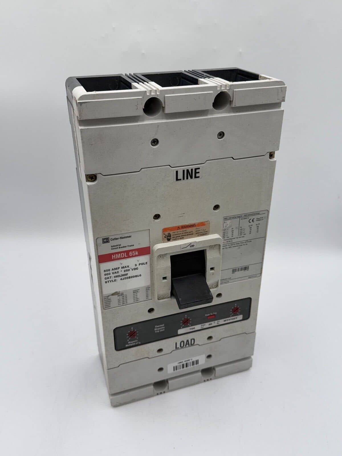Eaton HMDL3700 Circuit Breaker — image 1 of 8