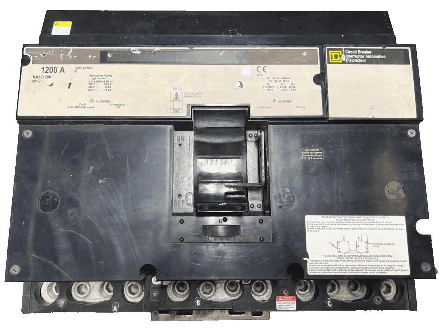 Square D NA361200 Circuit Breaker — image 1 of 7
