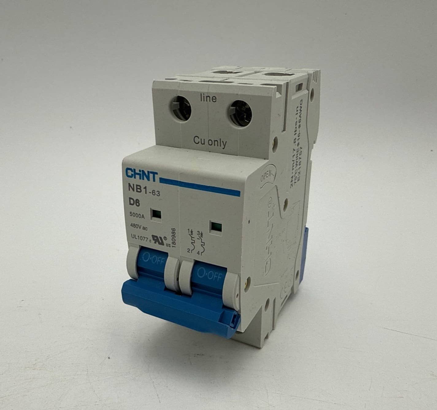 CHINT NB1-D6-2P Circuit Breaker — image 1 of 8