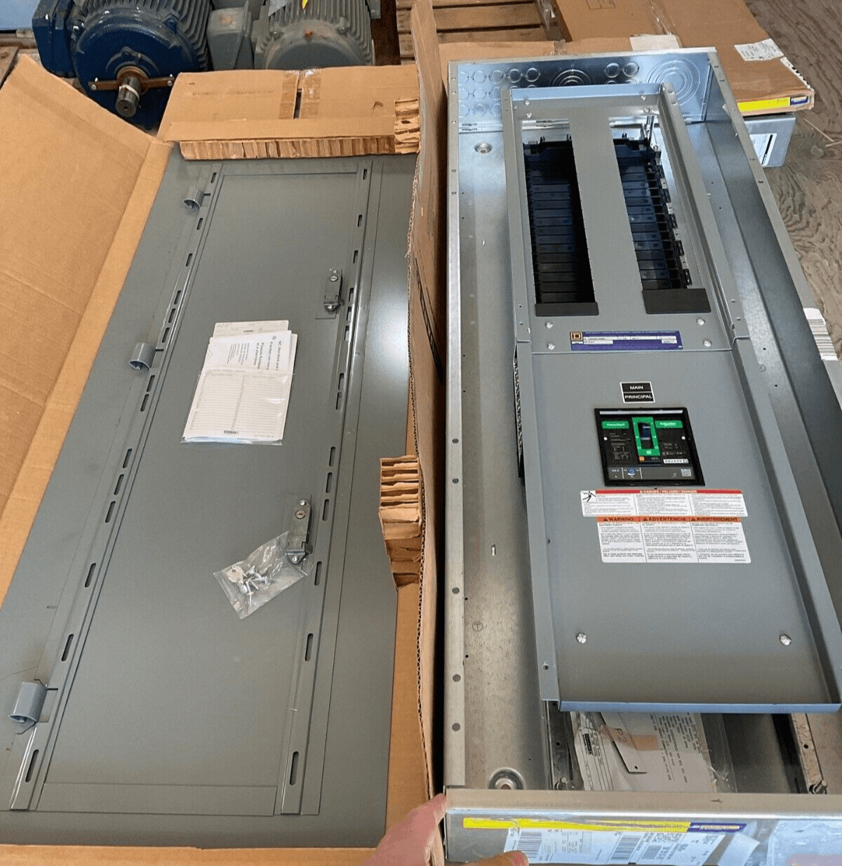 Sq D NF Panelboard 250A 480/277V 3PH 4W 42 Cir Main JDP36250 P676 – image 1