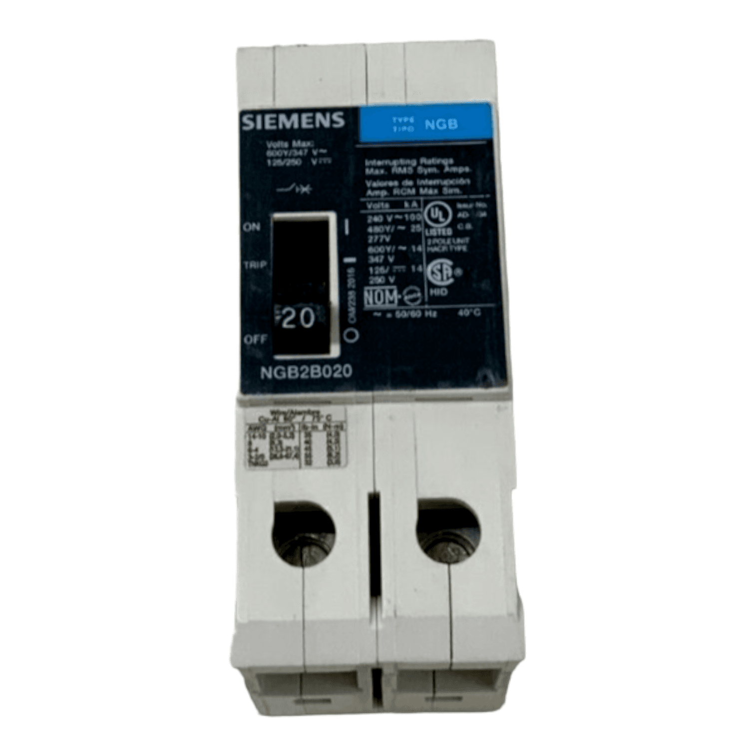 Siemens NGB2B020 – image 1