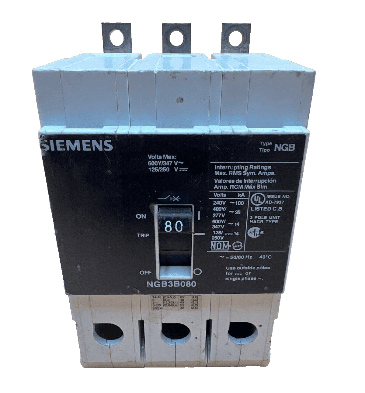 Siemens NGB3B080