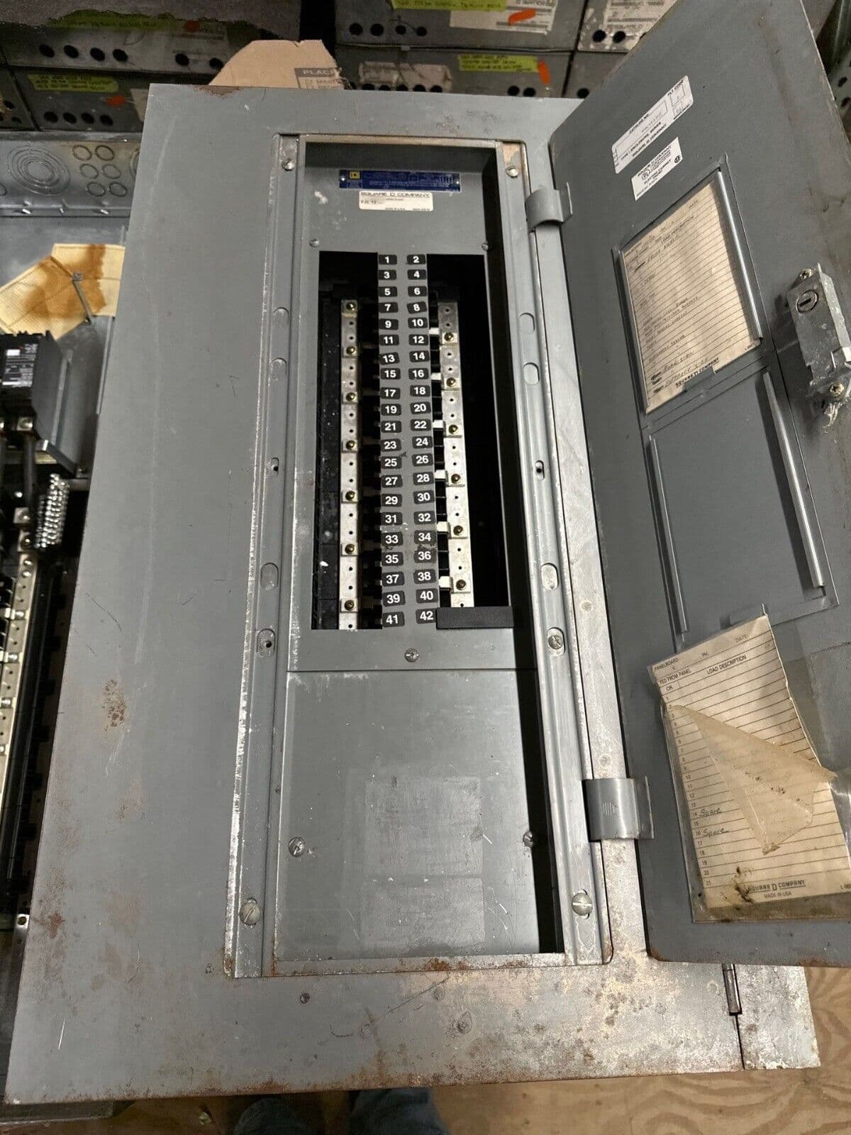 SQD NQOD442L225CU Panelboard 225A 208Y/120V 3PH 4W 42 CIR P308 – image 1