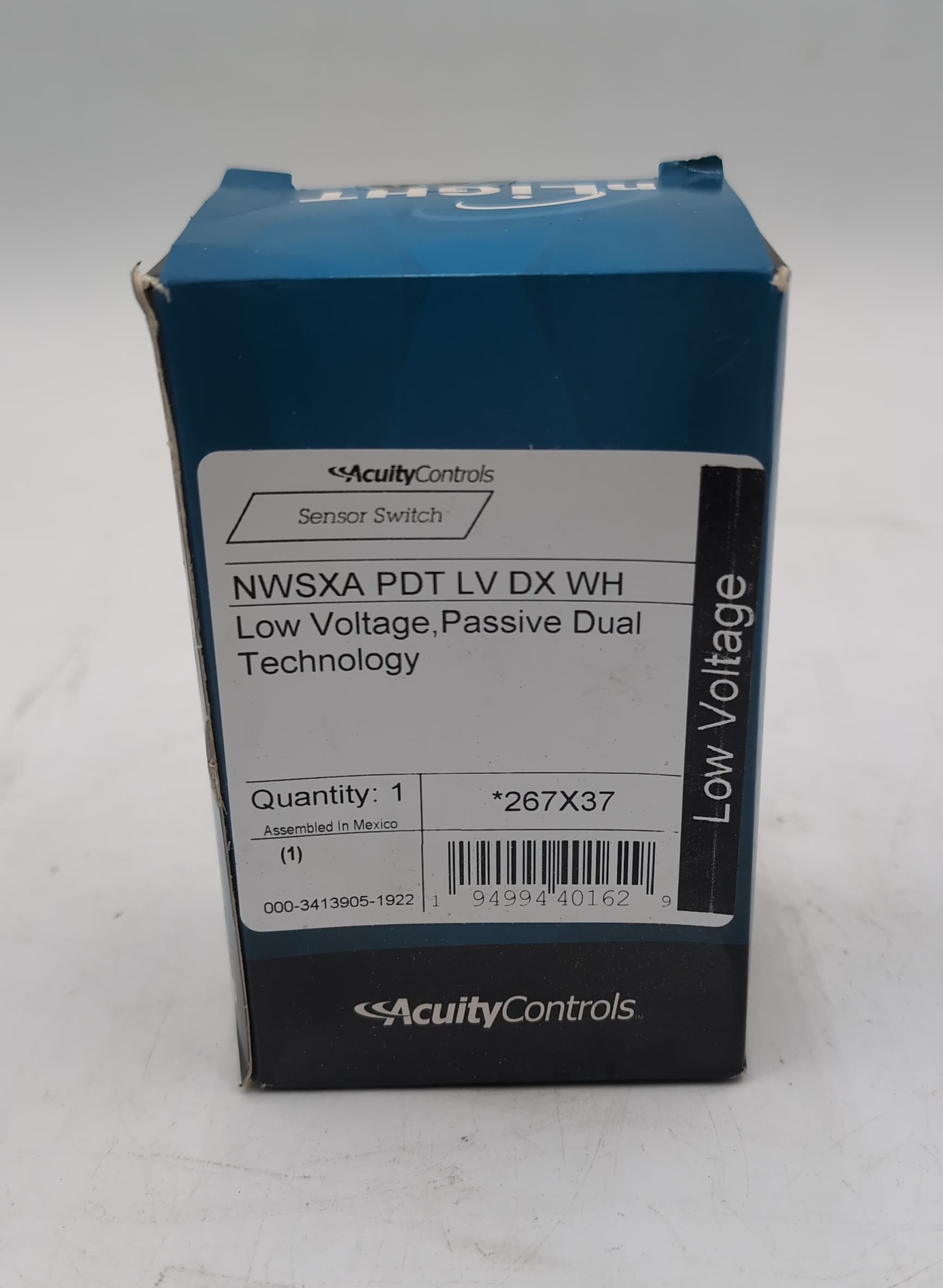 Acuity nLight NWSXA PDT LV DX WH Wall Switch Sensor Dimmer Dual Tech 267X37 NEW