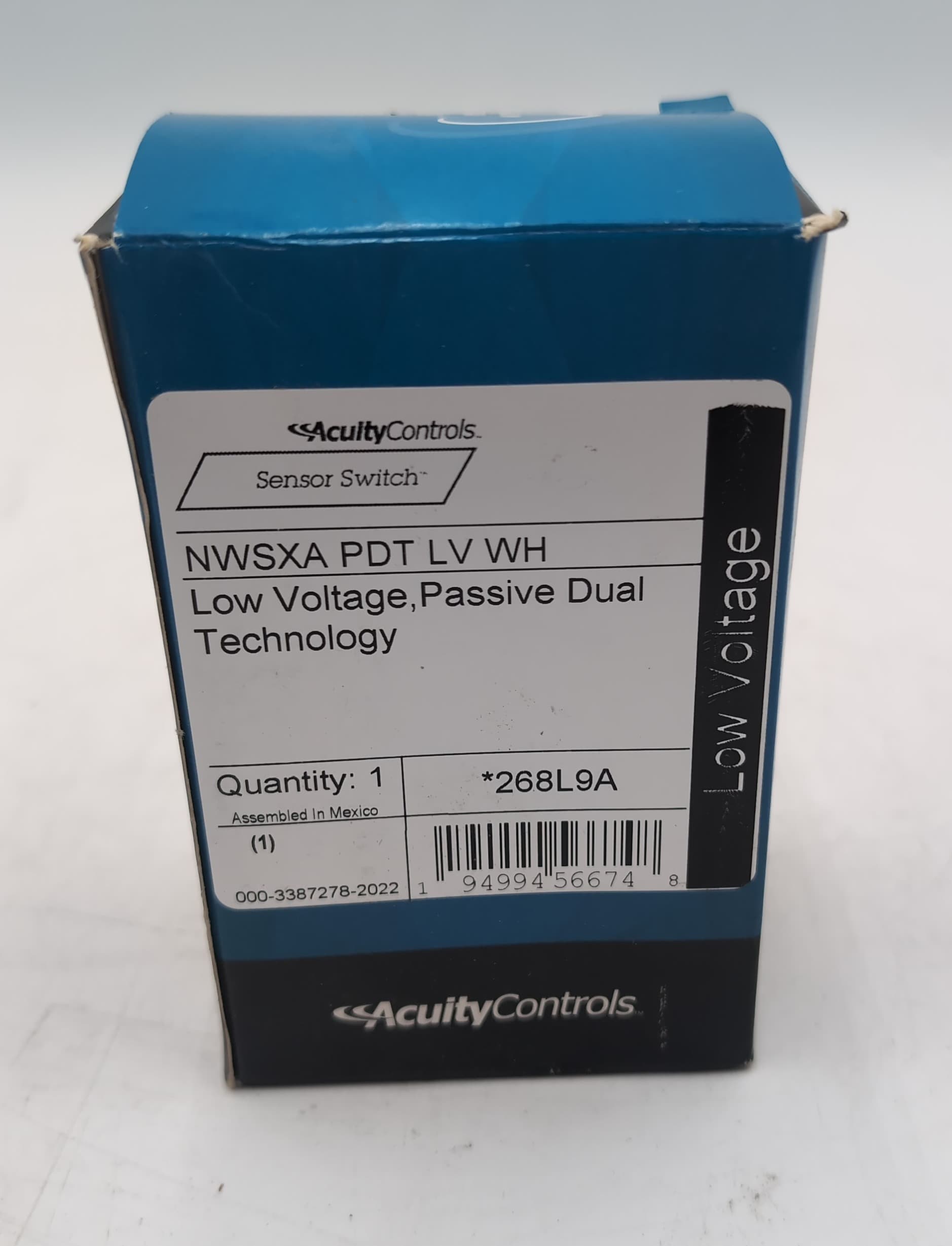 Acuity nLight NWSXA PDT LV WH Wall Switch Occupancy Sensor White 268L9A – image 1