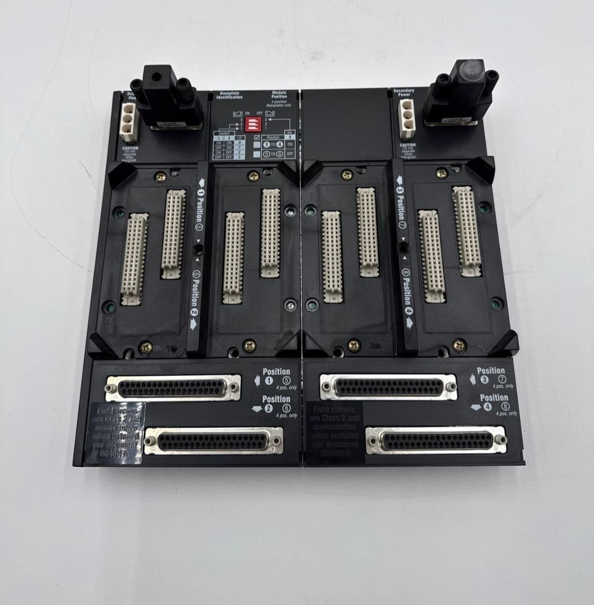 Foxboro P0926HM Mounting Base Plate for FBM Modules 8 Positions B0400FA – image 1