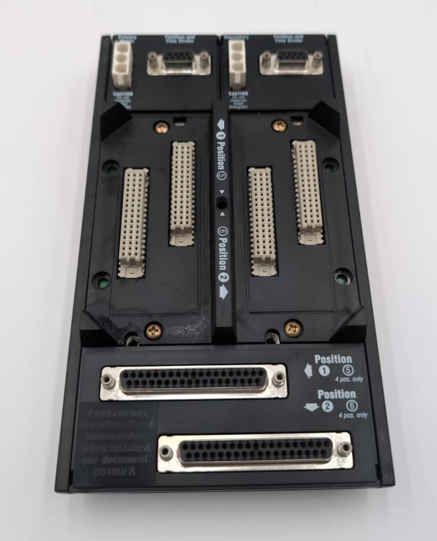 FOXBORO P0926KE Base Plate for FCM Modules 2 Slots Backplane USED – image 1