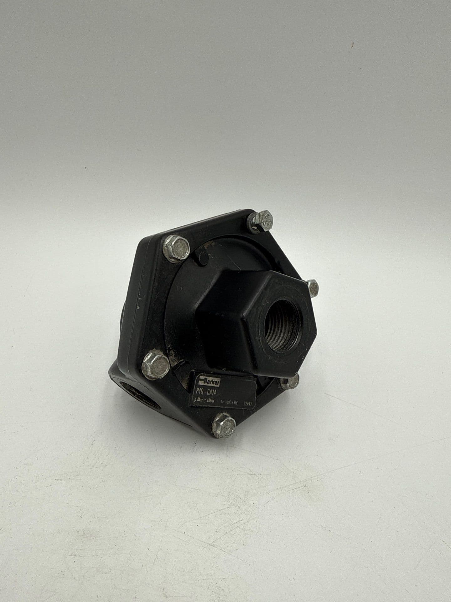 Parker P4Q-CA14 Quick Exhaust Valve Pneumatic 1/2" Female 10BAR – image 1