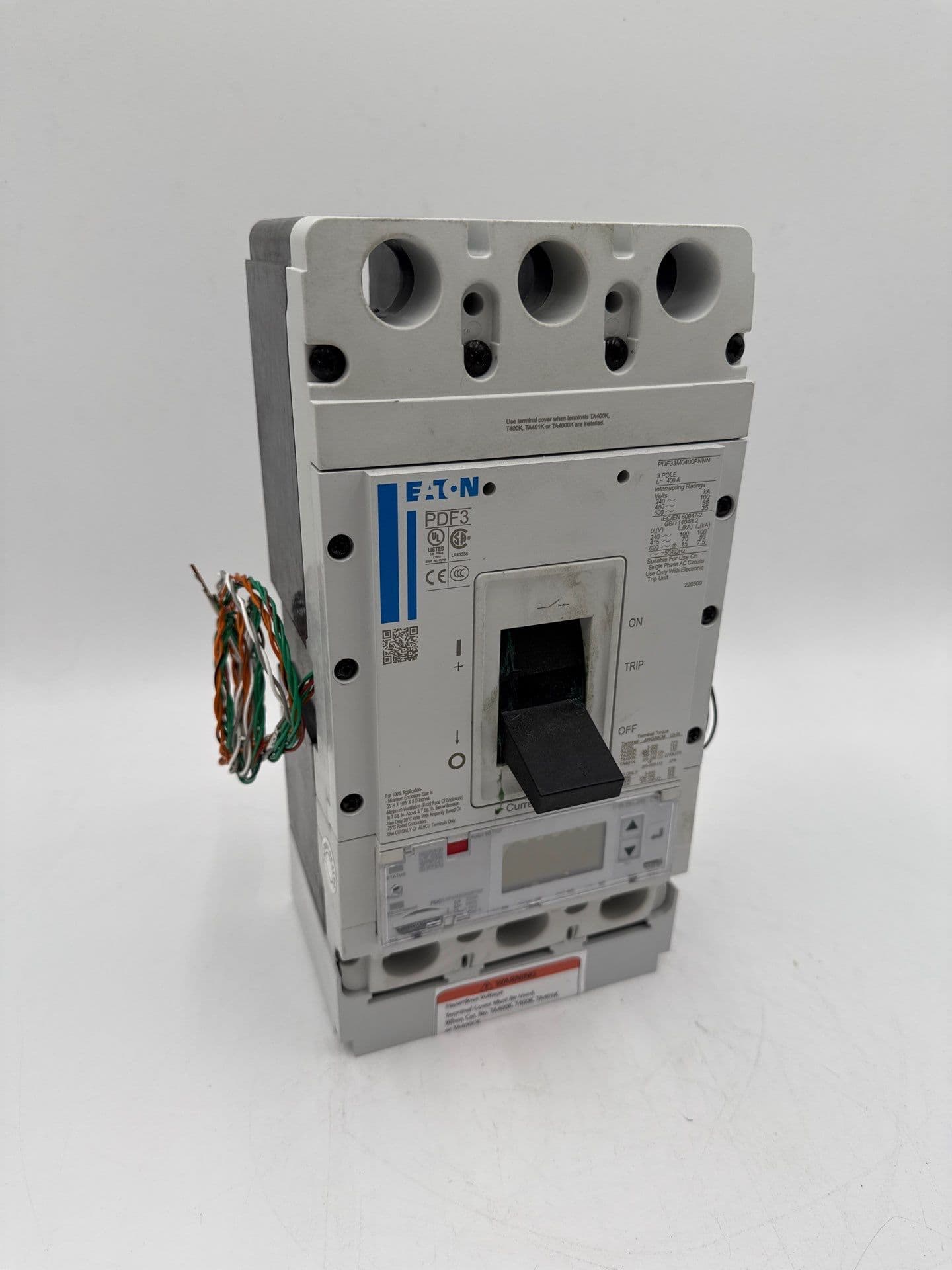 Eaton PDF33M0400FNNN Circuit Breaker 250A 3P 600V PDF3 250 Amp 3 Pole