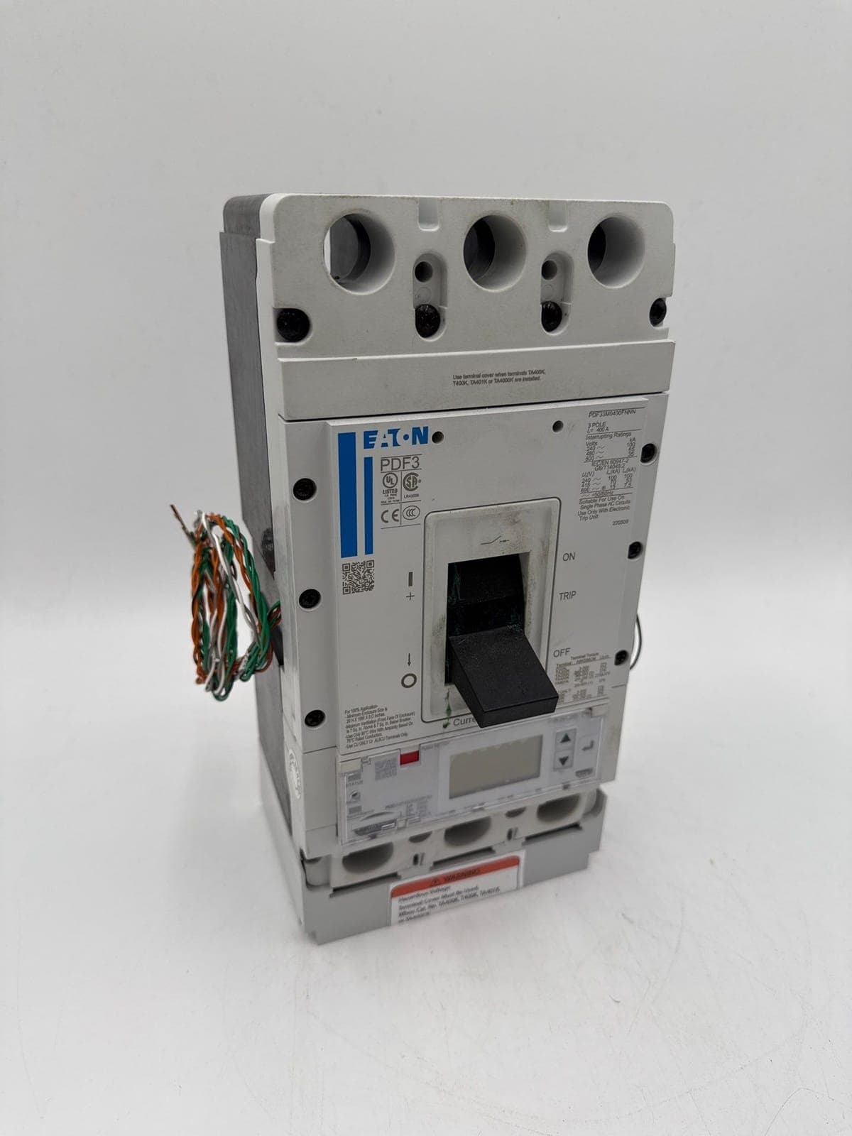 Eaton PDF33M0400FNNN Circuit Breaker 250A 3P 600V PDF3 250 Amp 3 Pole