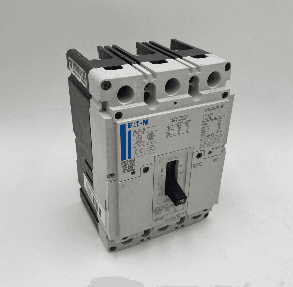Eaton PDG23M0070TFFL Circuit Breaker 70A 3P 600V 3PH PDG2 70 Amp 3 Pole