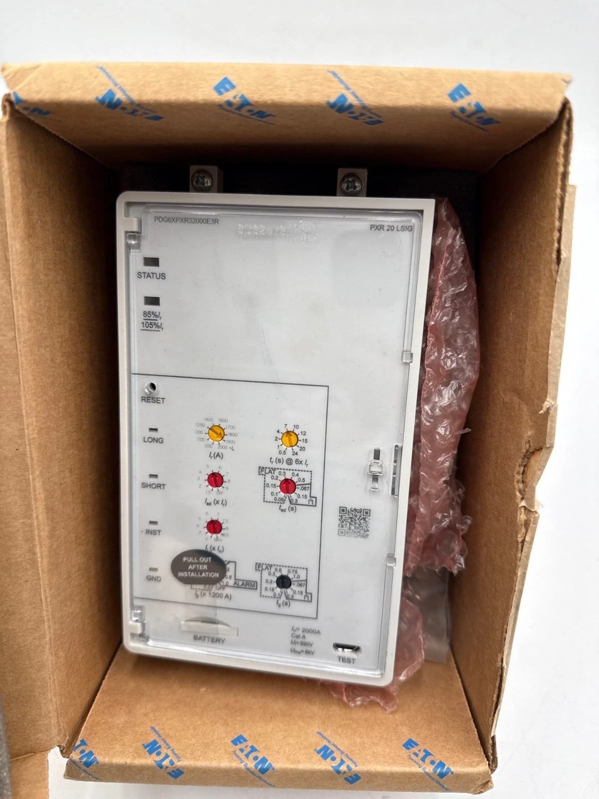 Eaton PDG6XPXR32000E5R PXR20 ALSIG Trip Unit 2000A 3P Power Defense 2000 Amp NEW