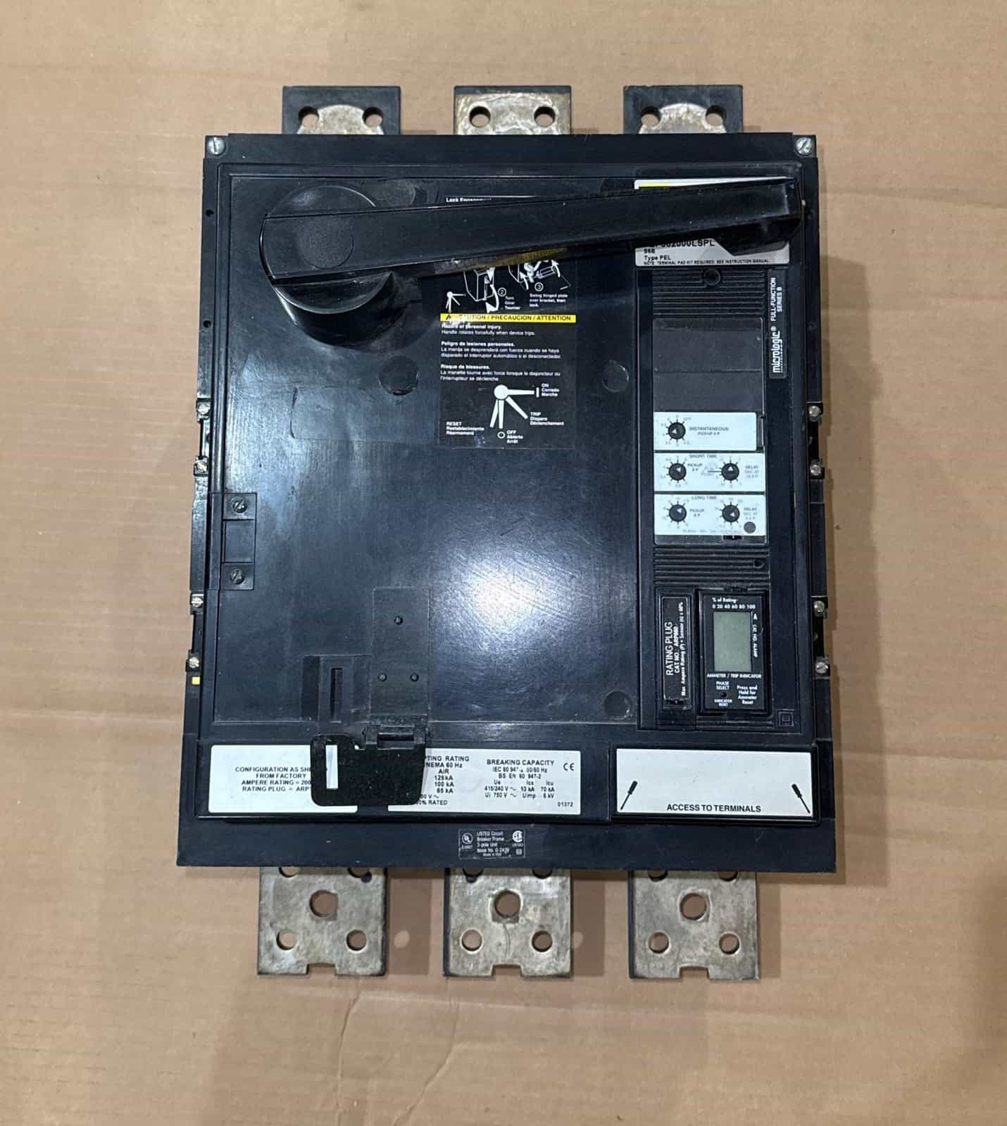 Square D PEF362000LSPL Circuit Breaker — image 1 of 12