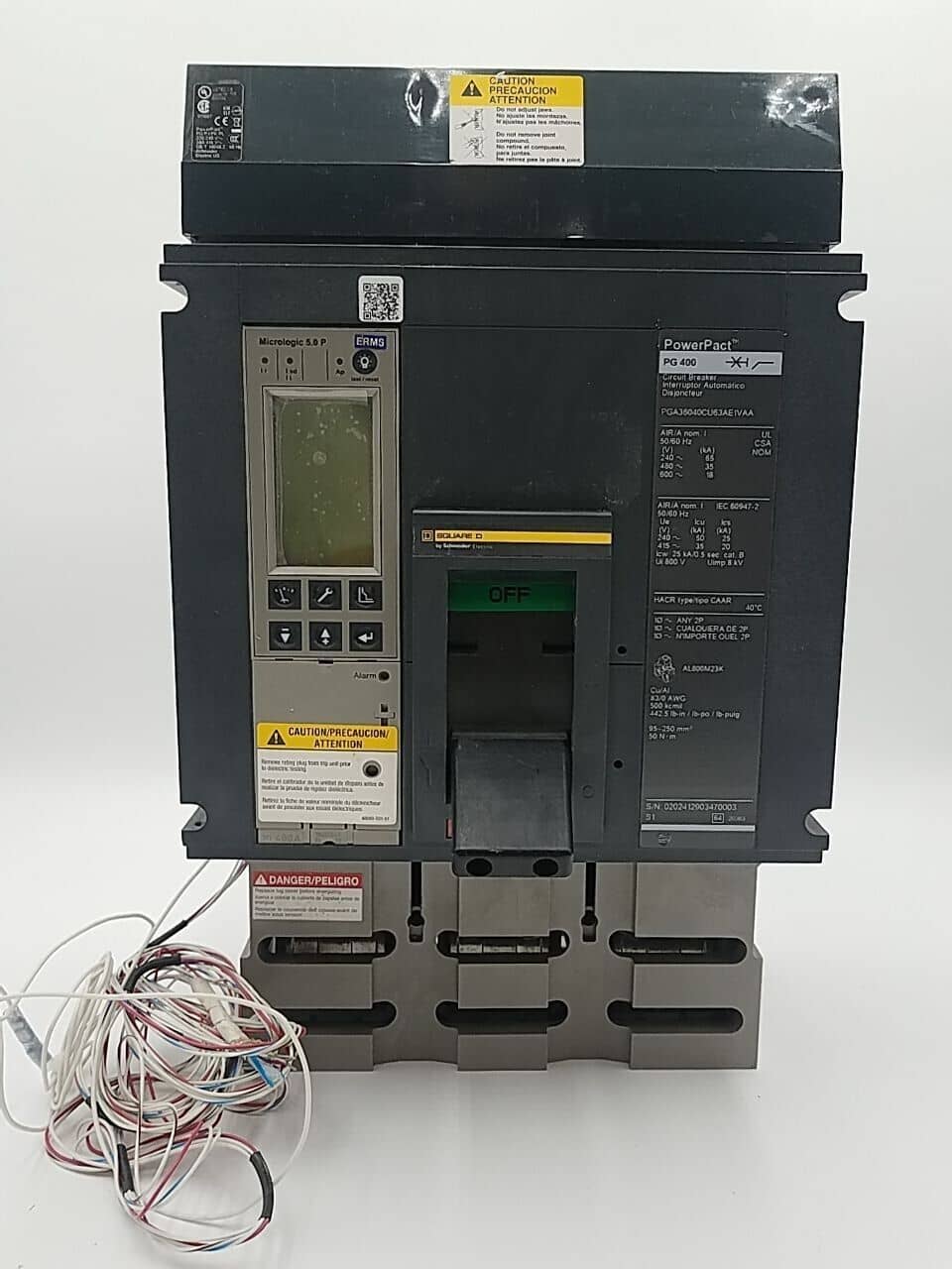 Square D PGA36040CU63A Circuit Breaker — image 1 of 8