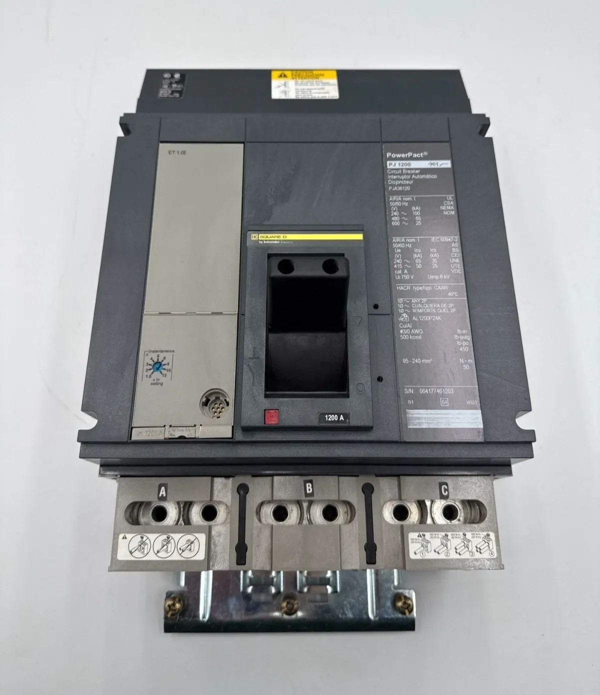 Square D PJA36120 Circuit Breaker — image 1 of 12