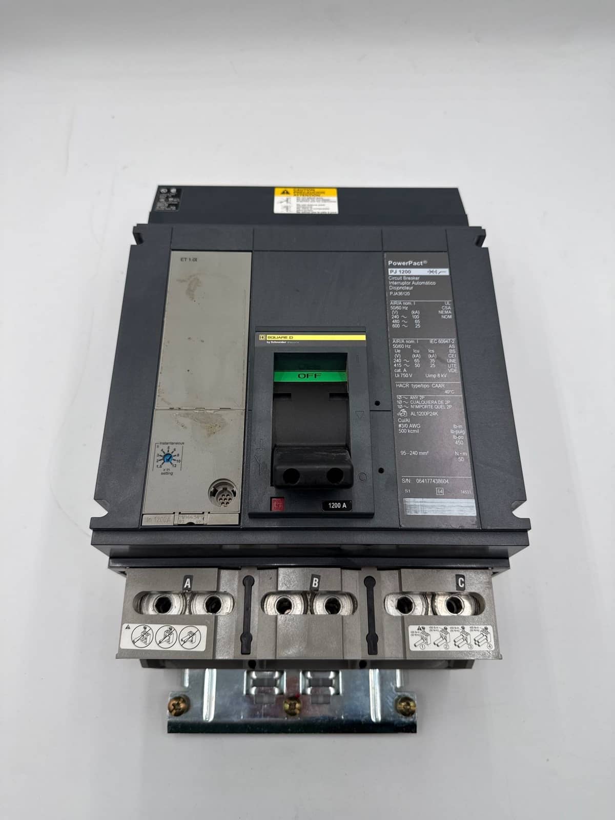 Square D PJA36120 Circuit Breaker — image 1 of 12