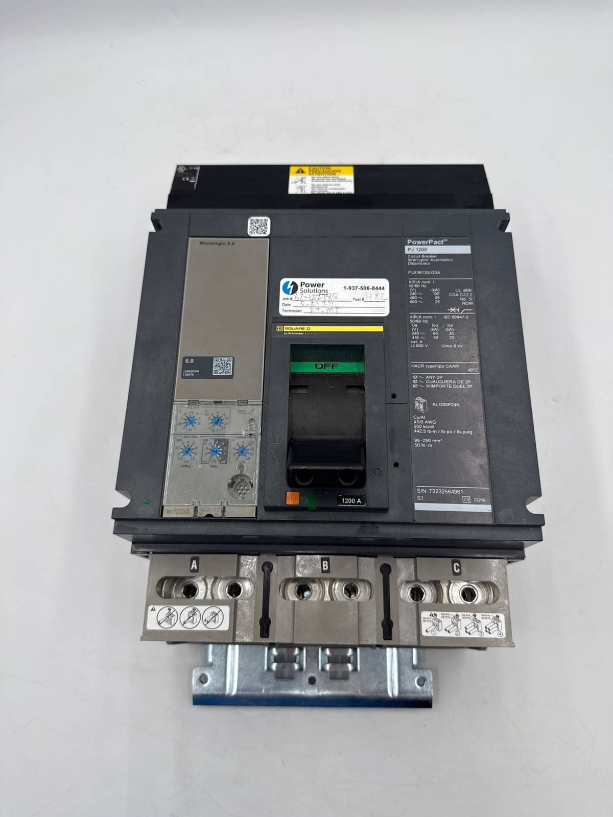 Square D PJA36120U33A Circuit Breaker — image 1 of 10