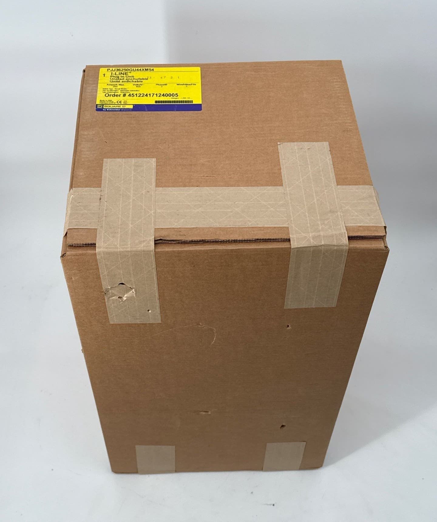 Square D PJJ36250GU44XM54 Busplug 250A 600V 3PH I-Line Busway Plug In Unit J-Frame – image 1